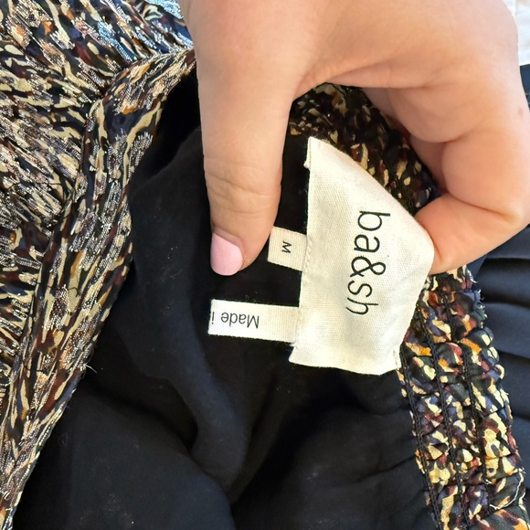 ba&sh Black and Brown Maxi Skirt - Picture 2 of 3